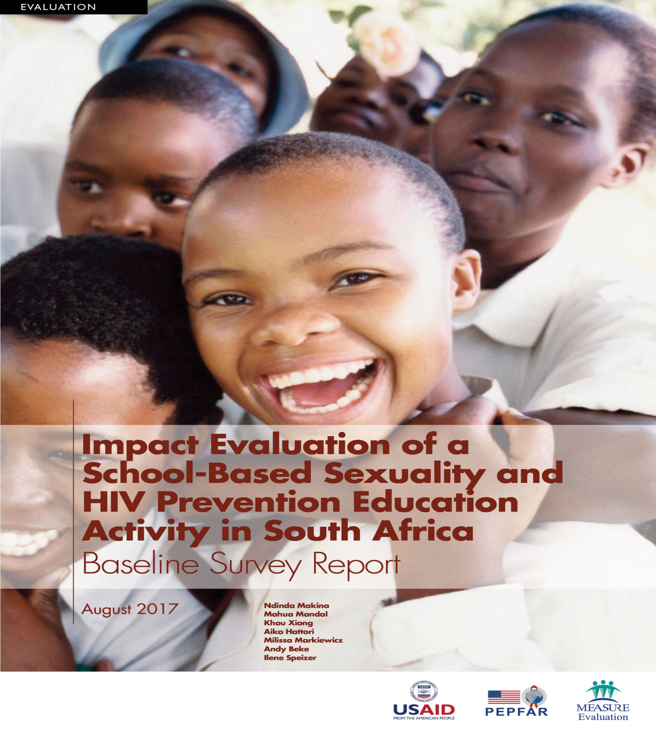 Impact Evaluation of a School-Based Sexuality and HIV Prevention Education Activity in South Africa  Baseline Survey Report