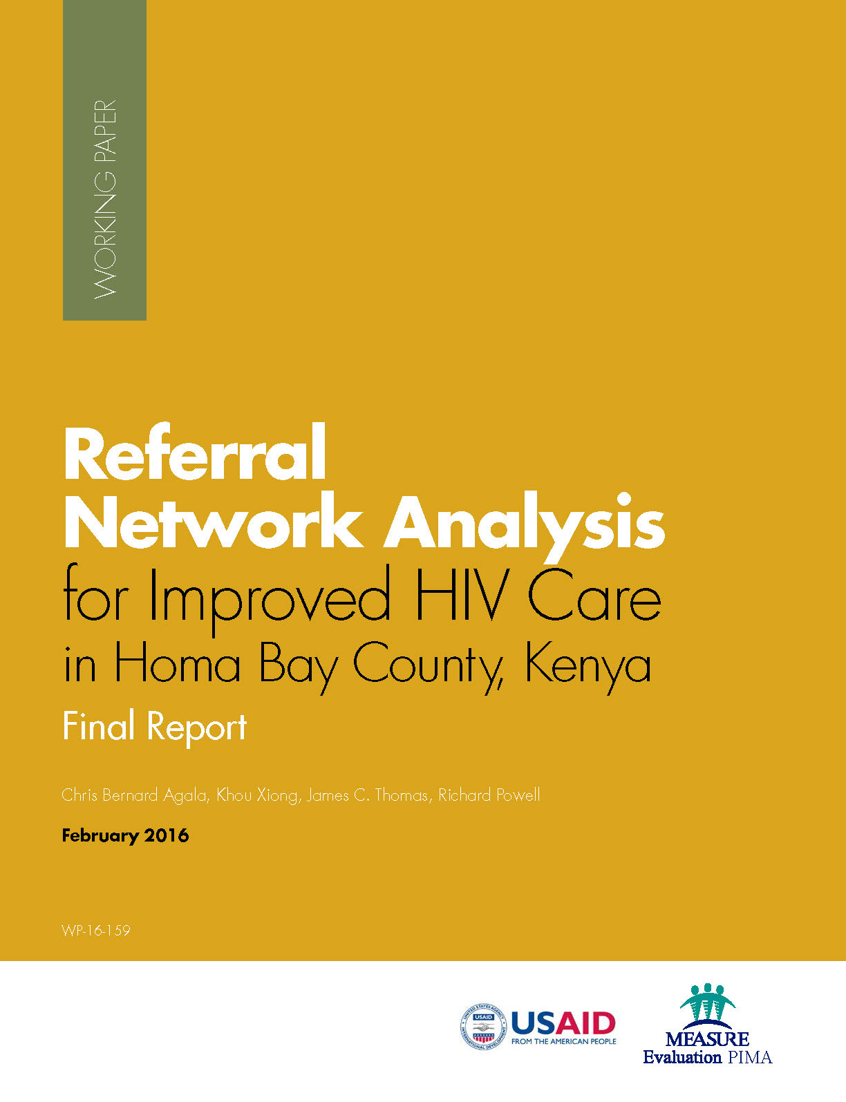 Referral Network Analysis for Improved HIV Care in Homa Bay County