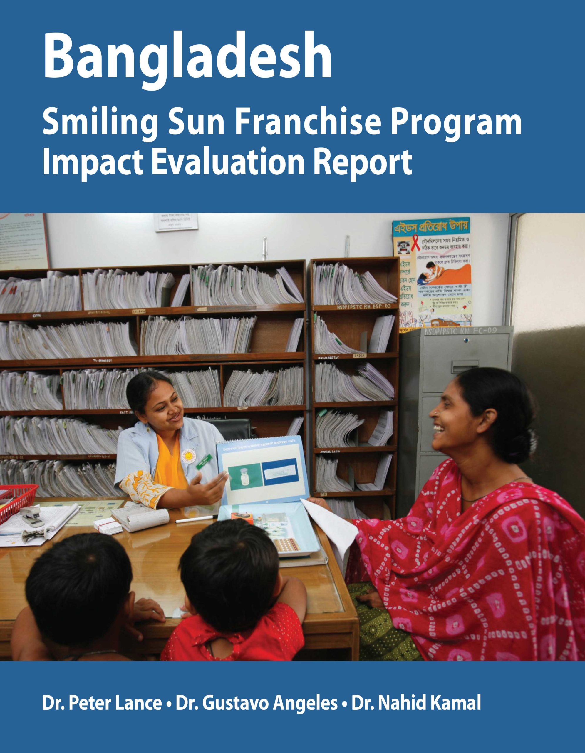 Bangladesh Smiling Sun Franchise Program Impact Evaluation Report